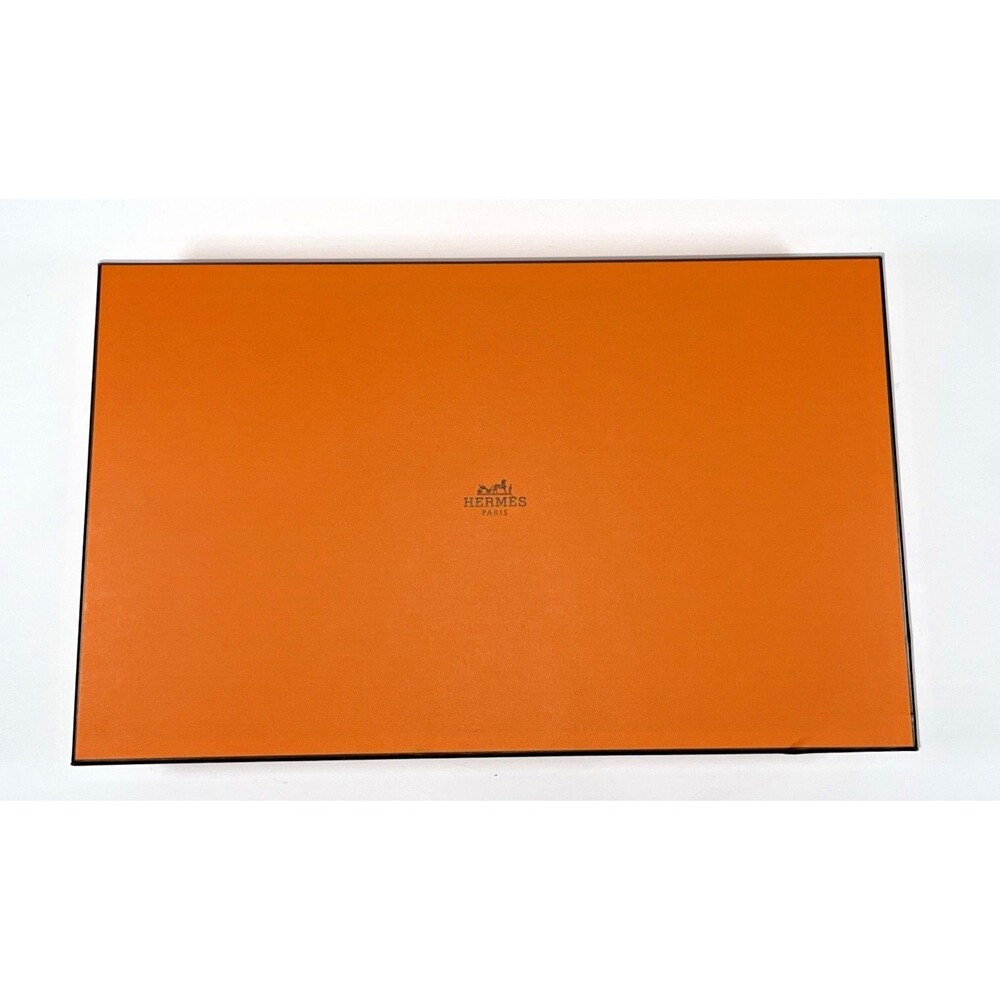 Authentic Orange Hermes Large Empty Box 15 1/4" x9 1/4" x 2 3/4" READ
